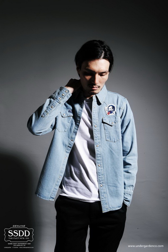 fuct ssdd 2013秋/冬 denim shirt 台湾贩售讯息